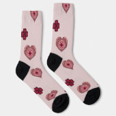 Die Ebenen des Herzens Socken (Rechts)