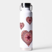 Die Ebenen des Herzens Trinkflasche (Vorne)