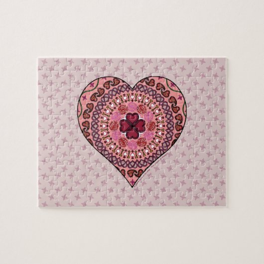 Die Ebenen des Herzpuzzles Puzzle (Horizontal)