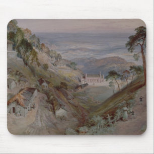 Die Ebenen, Landour Kirche, Mussoorie, 1884 Mousepad
