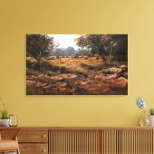 Die Ebenen Leinwanddruck (Insitu (Wohnzimmer))