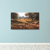 Die Ebenen Leinwanddruck (Insitu (Holzboden))