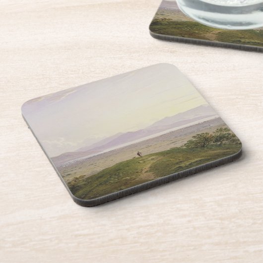 Die Ebenen von Marathon, 1834 (Graphit u. w/c mit Getränkeuntersetzer (Linke Seite)