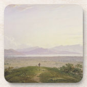 Die Ebenen von Marathon, 1834 (Graphit u. w/c mit Getränkeuntersetzer (Vorderseite)