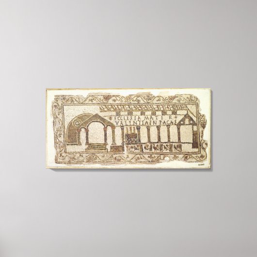 Die "Ecclesia Mater"-Stele Leinwanddruck (Vorderseite)