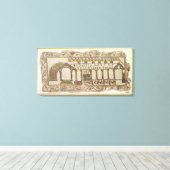 Die "Ecclesia Mater"-Stele Leinwanddruck (Insitu (Holzboden))