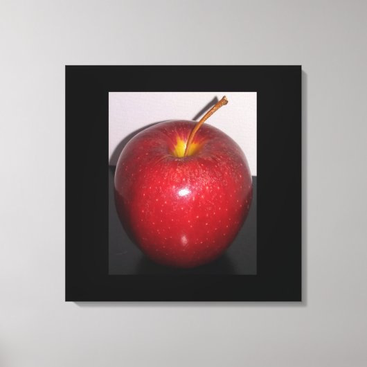 Die echte Apfelkunst Leinwanddruck (Vorderseite)