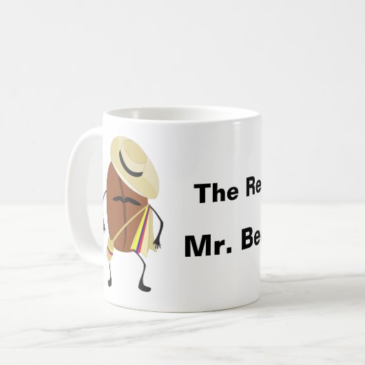 Die echte Bean Kaffeetasse (Vorderseite Links)