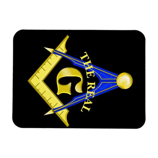 Die echte G-Freimaurerei Magnet (Horizontal)