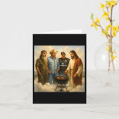 Die echte Gang trifft sich im Himmel Phil Funny Me Karte (Gelbe Blume)