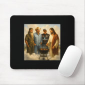 Die echte Gang trifft sich im Himmel Phil Funny Me Mousepad (Mit Mouse)