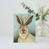 Die echte Jackalope Postkarte (Stehend Vorderseite)