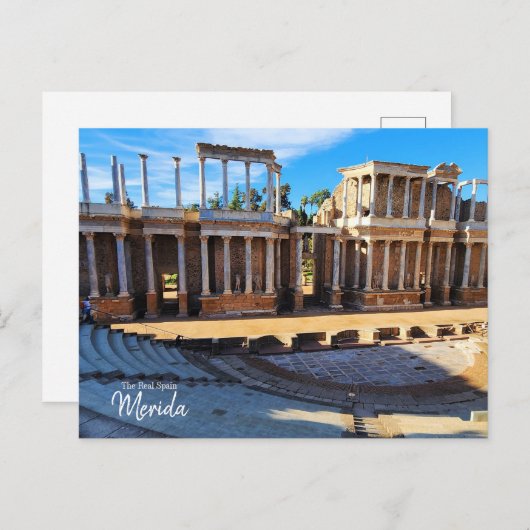Die echte Spanien Merida Postkarte (Vorne/Hinten)