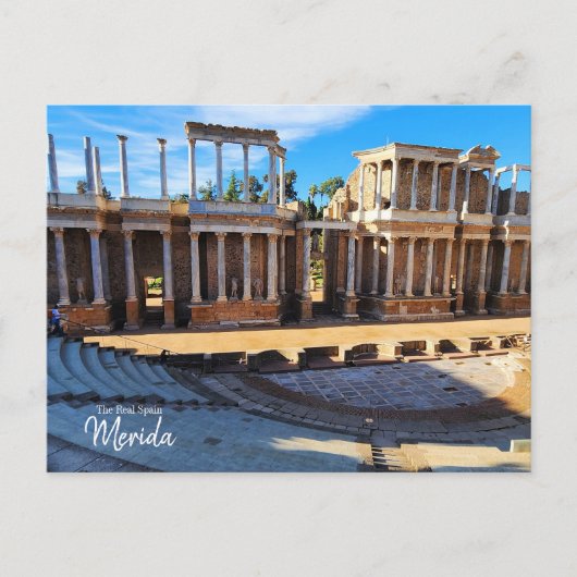 Die echte Spanien Merida Postkarte (Vorderseite)