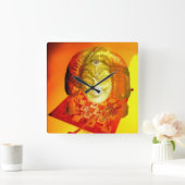 Die echte Wall-Uhr Quadratische Wanduhr (Zuhause)