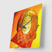 Die echte Wall-Uhr Quadratische Wanduhr (Winkel)