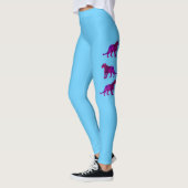 Die echten Magenta-Panthers Leggings (Links)