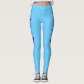 Die echten Magenta-Panthers Leggings (Vorderseite)