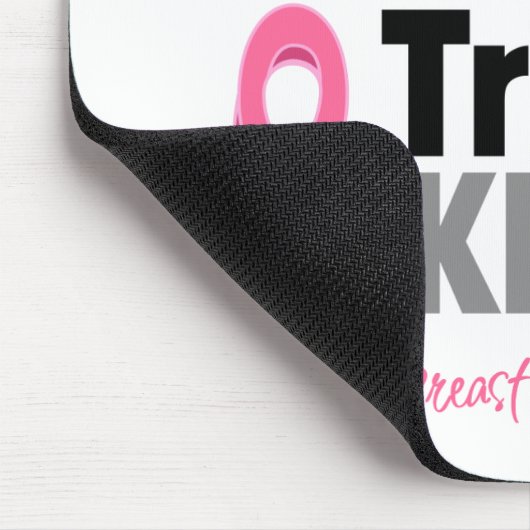 Die echten versuchten, mich zu töten - Brustkrebs Mousepad (Ecke)