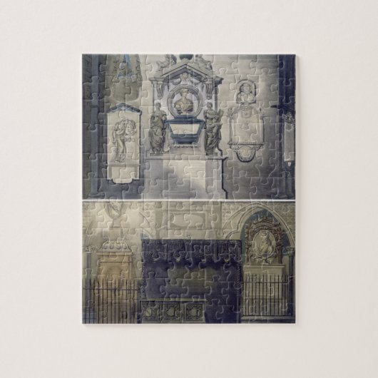 Die Ecke der Dichter, Platte F von "Westminster Puzzle (Vertikal)