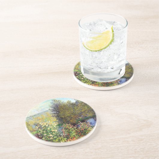 Die Ecke des Gartens von Montgeron Getränkeuntersetzer (Seite)