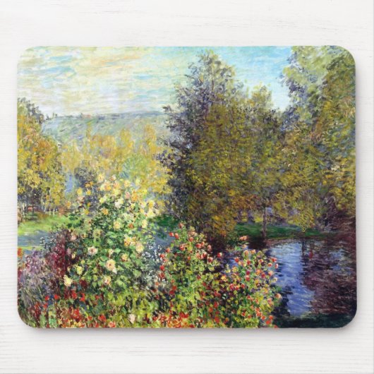 Die Ecke des Gartens von Montgeron Mousepad (Vorne)