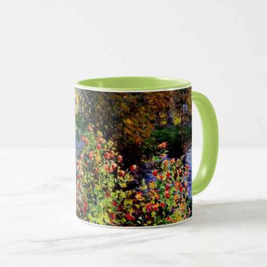 Die Ecke des Gartens von Montgeron Tasse (VorderseiteRechts)