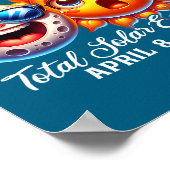 Die Eclipse-Sonne wurde Mond-Solar Poster (Ecke)