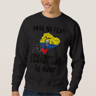 Die ecuadorianische Flagge ist hier Ecuador Flagge Sweatshirt