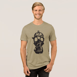 Die Edgy Vibe mit Cooler Retro-Gasmaske einbinden Tri-Blend Shirt