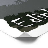 Die Edinburgh-Stimmung Poster (Ecke)