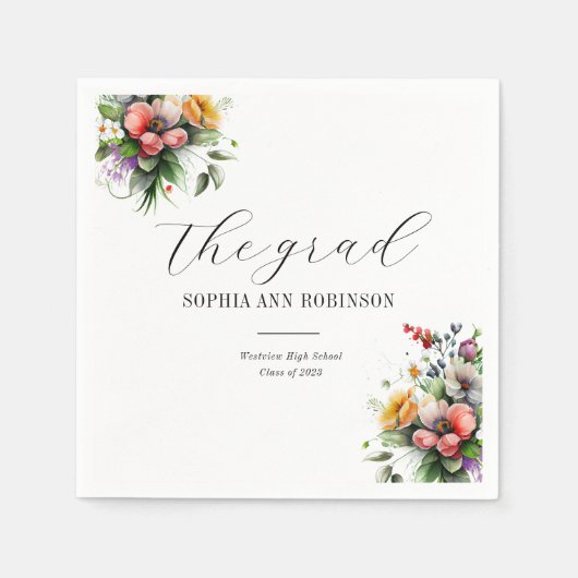 Die edle Frühlingsblüte des Grand Serviette (Vorderseite)