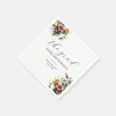 Die edle Frühlingsblüte des Grand Serviette (Ecke)