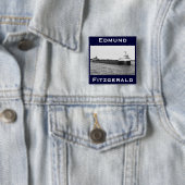 Die Edmund Fitzgerald auf dem St. Clair River Button (Beispiel)