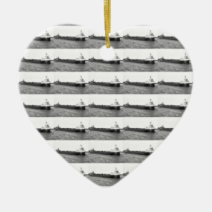 Die Edmund Fitzgerald auf dem St. Clair River Keramikornament
