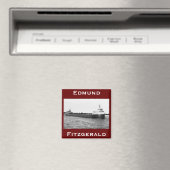Die Edmund Fitzgerald auf dem St. Clair River Magnet (In Situ (Geschirrspüler))