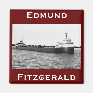 Die Edmund Fitzgerald auf dem St. Clair River Magnet