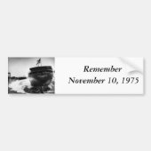 Die Edmund Fitzgerald Autoaufkleber (Vorne)
