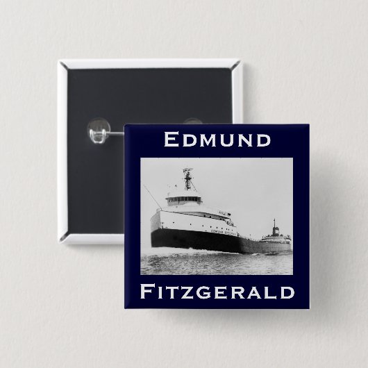 Die Edmund Fitzgerald Button (Vorne & Hinten)