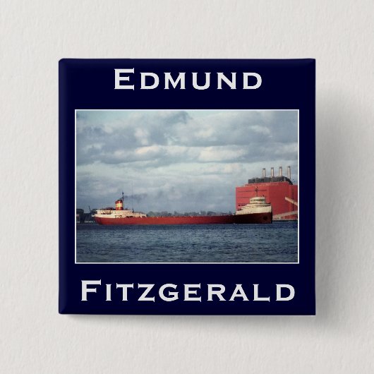 Die Edmund Fitzgerald Button (Vorderseite)
