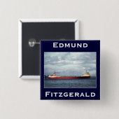 Die Edmund Fitzgerald Button (Vorne & Hinten)