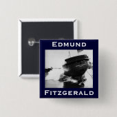 Die Edmund Fitzgerald Button (Vorne & Hinten)