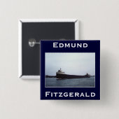 Die Edmund Fitzgerald Button (Vorne & Hinten)