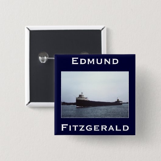 Die Edmund Fitzgerald Button (Vorne & Hinten)