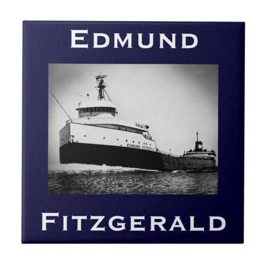 Die Edmund Fitzgerald Fliese (Vorderseite)