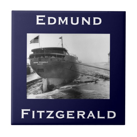Die Edmund Fitzgerald Fliese (Vorderseite)