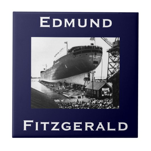 Die Edmund Fitzgerald Fliese (Vorderseite)