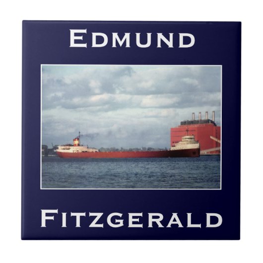 Die Edmund Fitzgerald Fliese (Vorderseite)