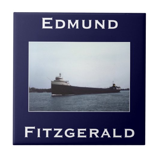 Die Edmund Fitzgerald Fliese (Vorderseite)