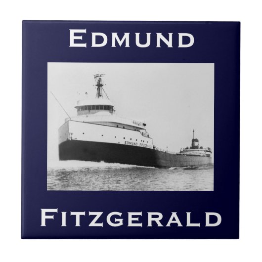 Die Edmund Fitzgerald Fliese (Vorderseite)
